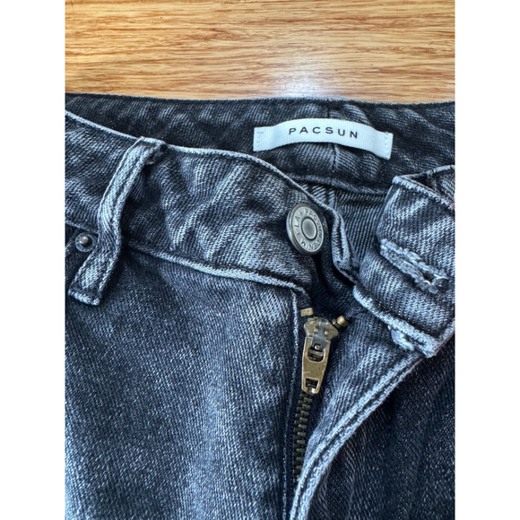 Pacsun Jeans Mom Denim 100% Cotton Distressed - Picture 9 of 10